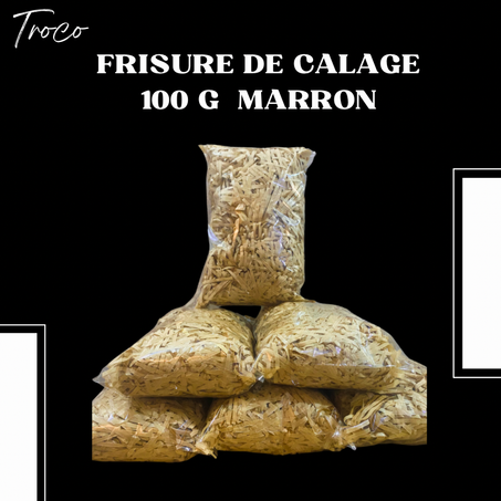 SAC FRISURE  100G COULEUR MARRON