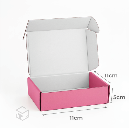 Boite carton pink   11x5x11 cm