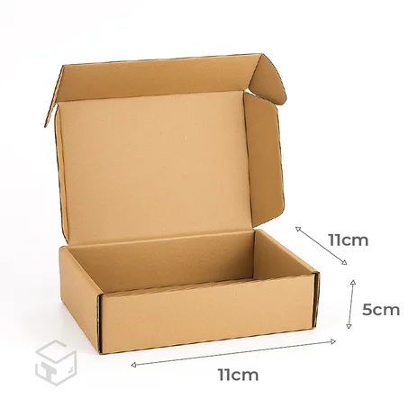 Boite carton kraft   11x5x11 cm