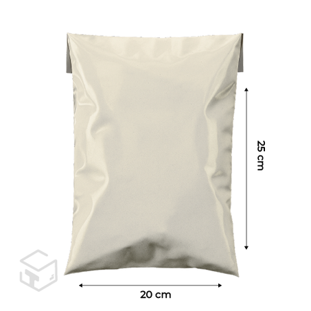 Mailing bag 100 unitès blanc 20X25 CM+4CM