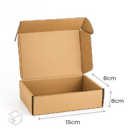 Boite carton kraft   15x8x8 cm