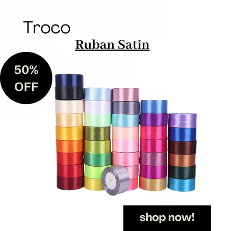 Rouleau Ruban satin 25 MM x 125 M
