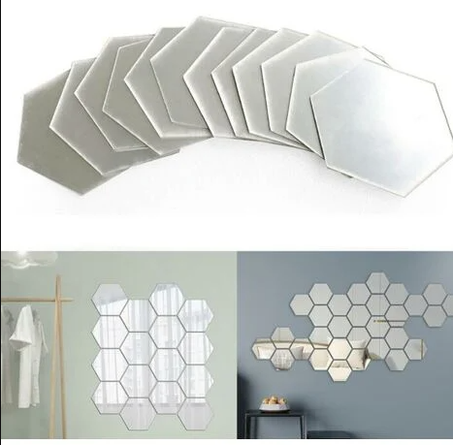 مراة سداسية للحائط