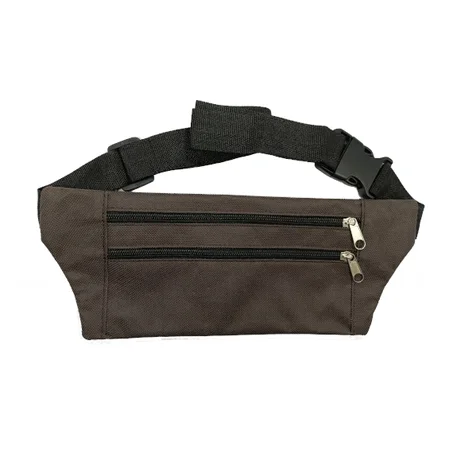 Sac de taille plat Marron