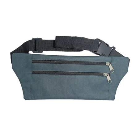 Sac de taille plat Gris foncé