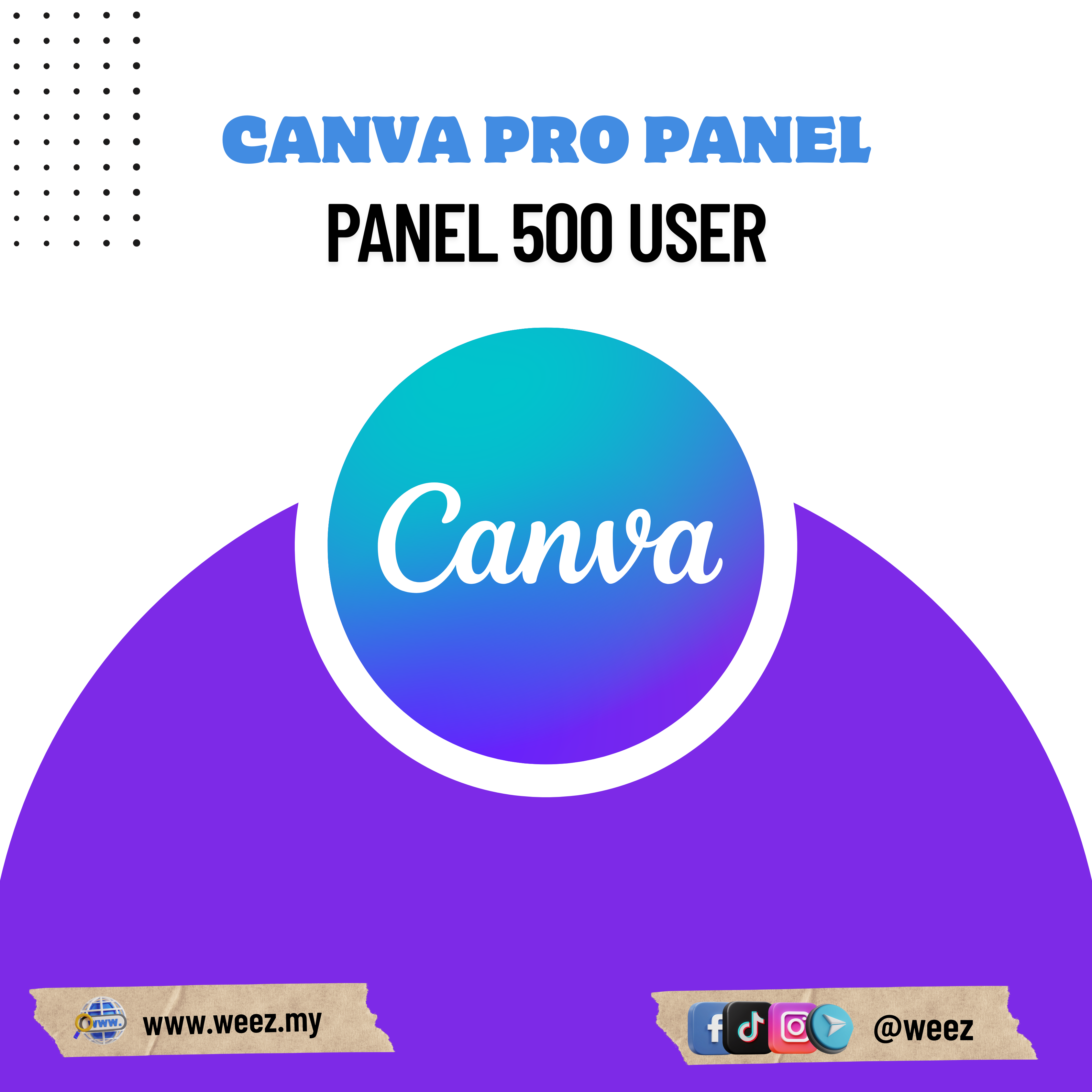 Canva Pro Panel 500 User