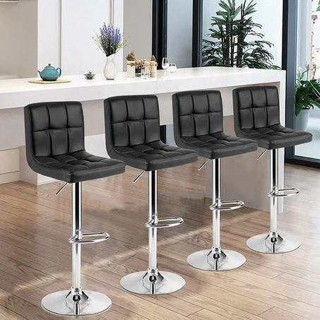 sillas de bar commercial used design leather checkered bar chair