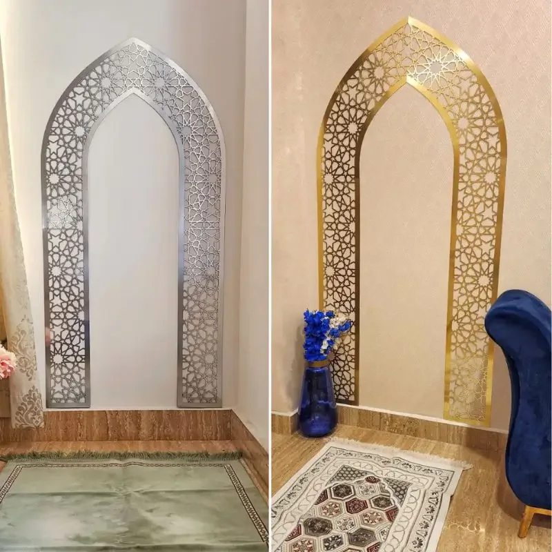 محراب القبلة الذهبية