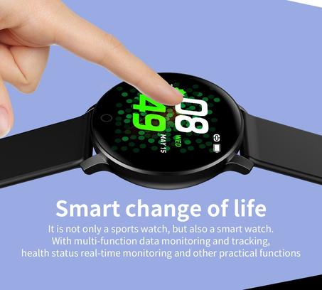 Montre intelligente Tracker de Fitness pour iOS et android fréquence cardiaque fonction de pression artérielle smartwatch