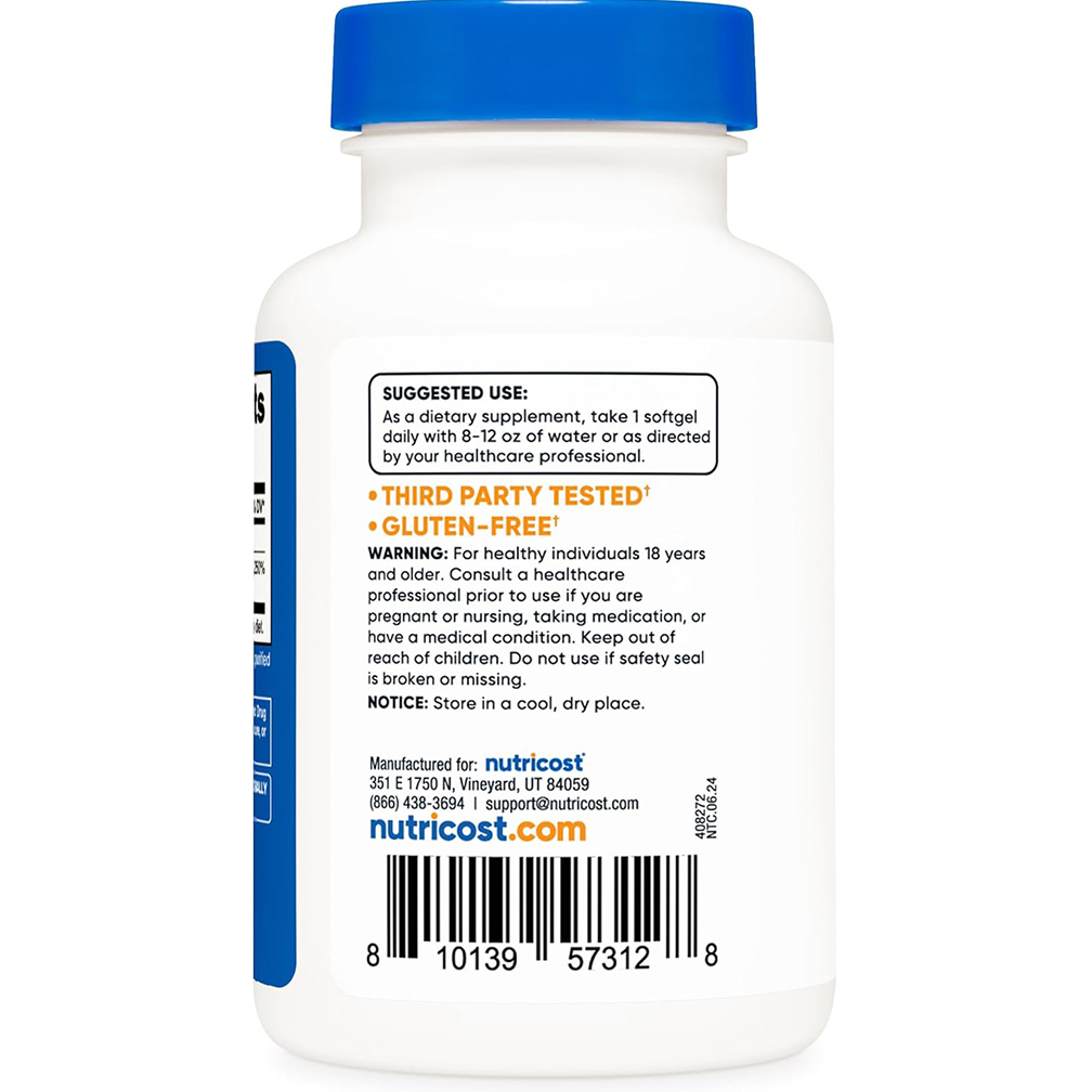 Vitamin D3 10,000 IU, 240 Softgel Capsules
