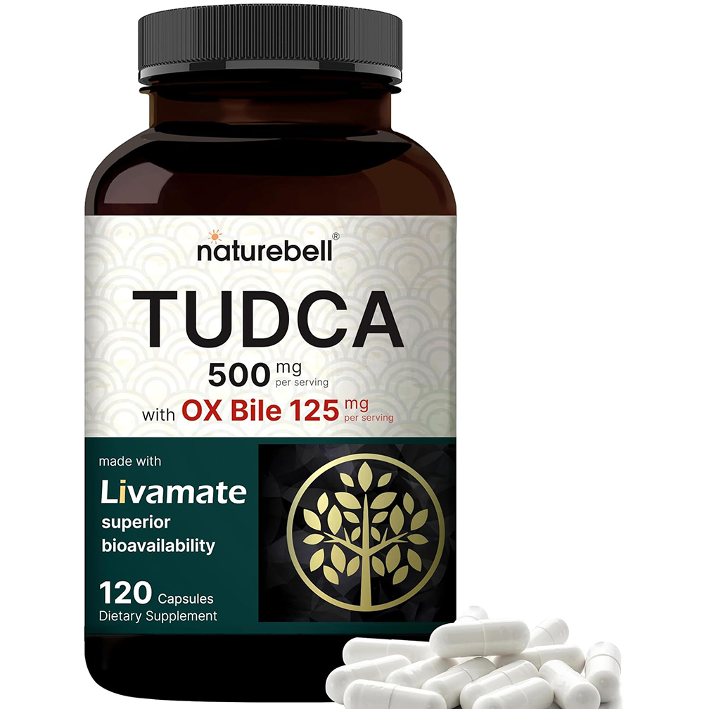 TUDCA 500mg with OX Bile 125mg Per Serving, 120 Capsules