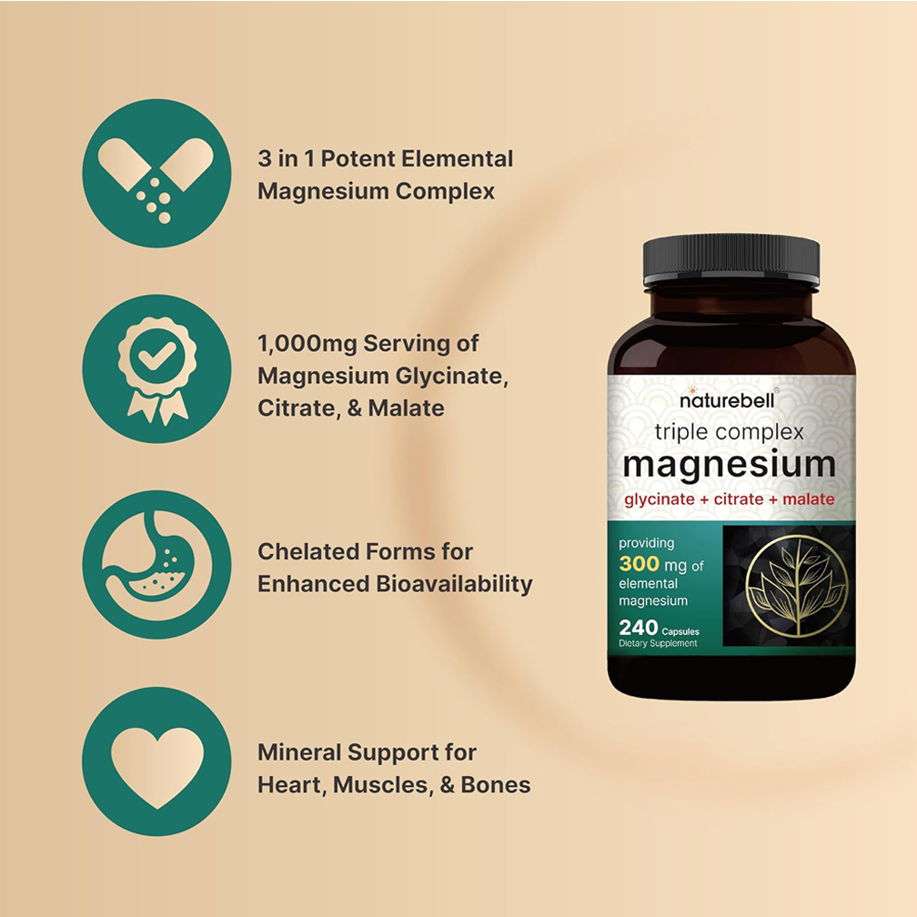 Triple Complex Magnesium Glycinate & Citrate & Malate