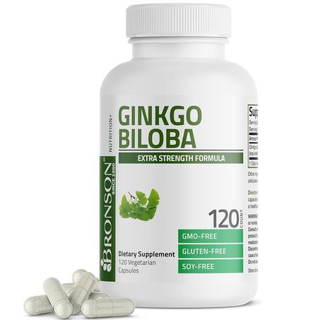 Ginkgo Biloba Extra, 120 Vegetarian Capsules