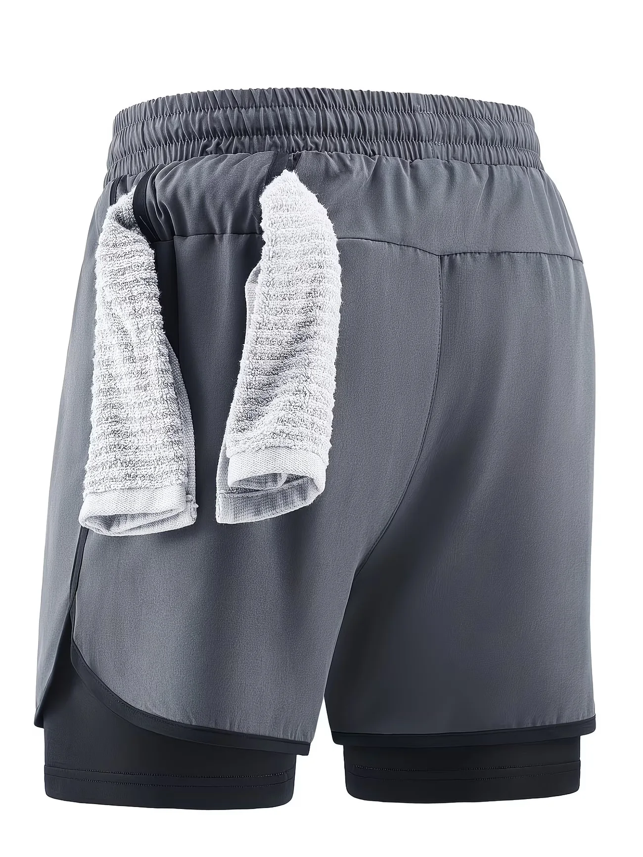 Short de sport Gris KEEPTRAINING