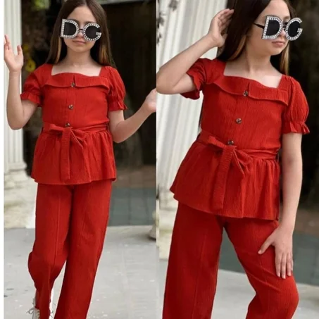 🧍‍♂طقم بنات رائع لموضه الصيف 2024🧍‍♂