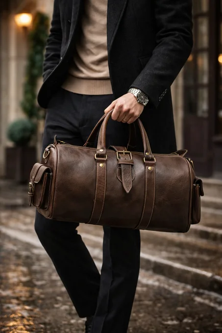 Borsa da Viaggio in Pelle – Stile Classico Premium