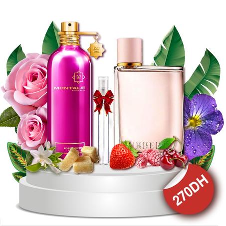 pack Burberry her + rose musk + got