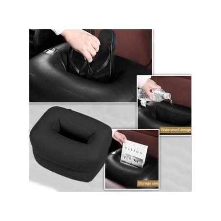 مرتبة او سرير هوائي قابل للنفخ مع منفاخ للسياره و الحديقه و المسبح و المنزل 4 * 1