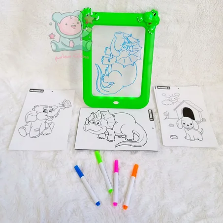 🎨 ماجيك باد – اللوحة السحرية المضيئة لرسومات