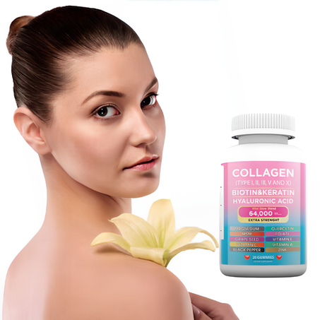 Collagen Gum علكة الكولاجين لتعزيز صحة البشرة والشعر والمفاصل