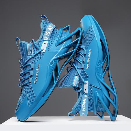 أحذية رياضية رجالية عصرية ذات ألوان متنوعة ومناظر طبيعية صينية وأربطة بألوان متنوعة، أحذية مشي كاجوال للاستخدام في الهواء الطلق