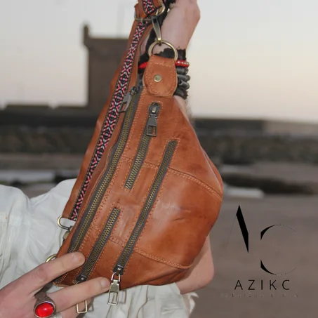 SAC BANANE AZIKC MARRON CLAIR