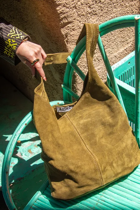 Sac hobo Daim