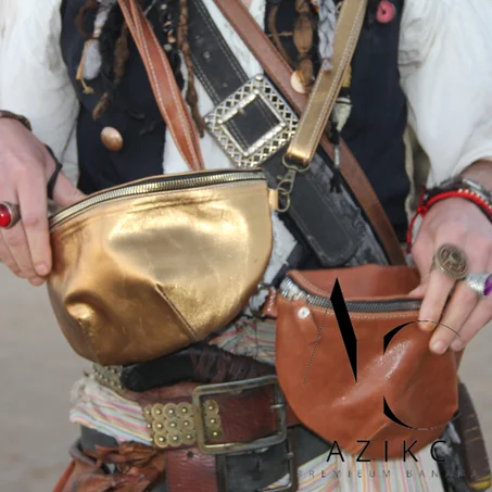 SAC BANANE AZIKC DORE FEMME