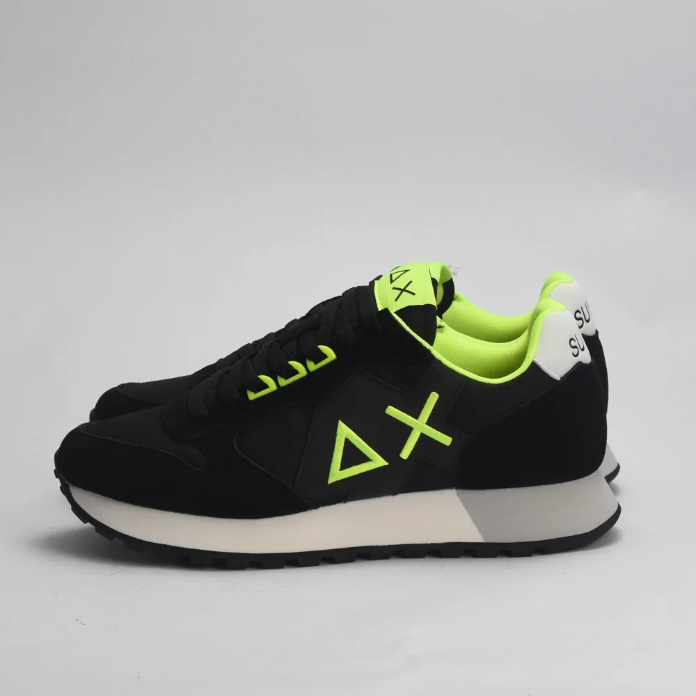 BASKET SUN68 JAKI FLUO 11 NERO