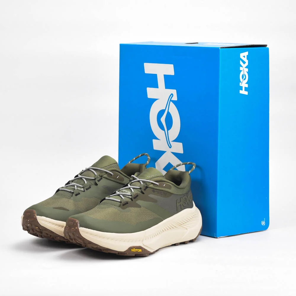 HOKA Transport GORE-TEX Slate Oat Milk Sneakers