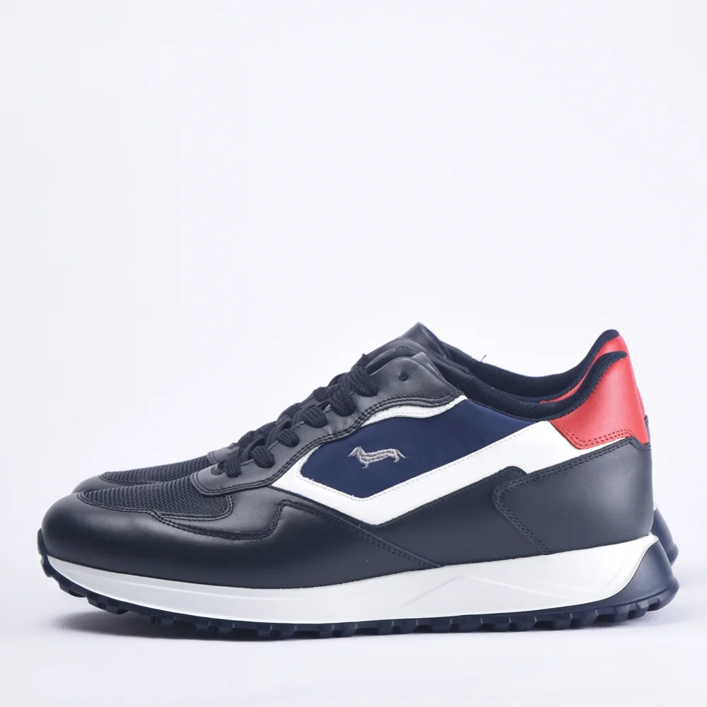 HARMONT AND BLAINE SCARPA UOMO CALF BLU