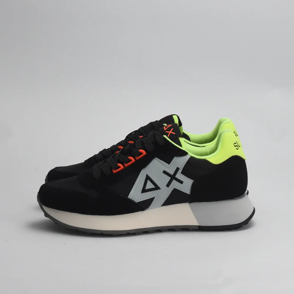 BASKET SUN68 JAKI 2.0 FLUO 11 NERO