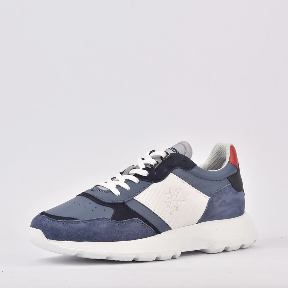 LA MARTINA SCARPA UOMO CAMOSCIO MANILA BLU BLU