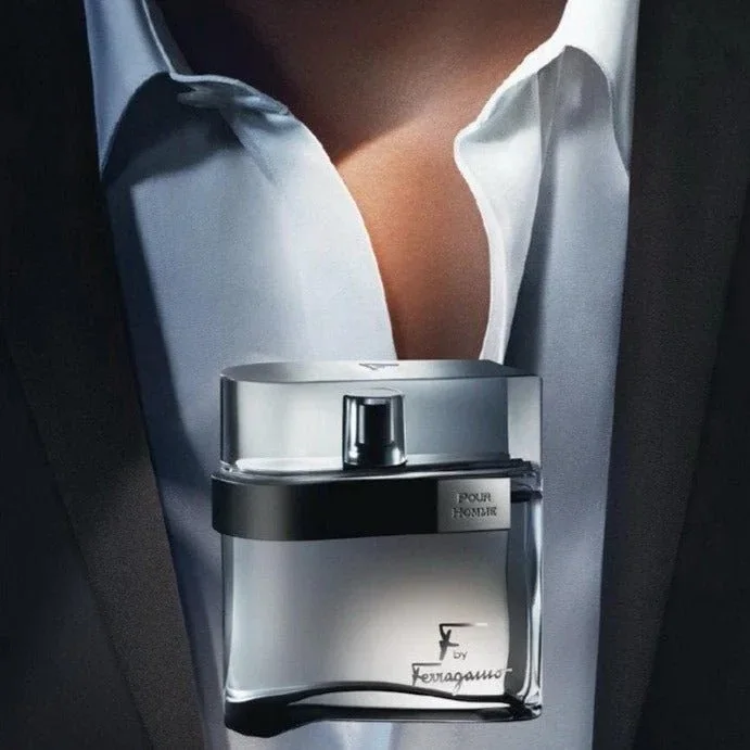 Salvatore Ferragamo Men's F Pour Homme Black EDT Spray 1.7 oz Fragrances 50ml