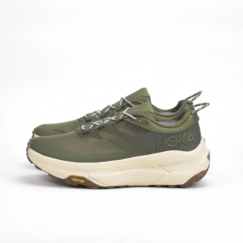 HOKA Transport GORE-TEX Slate Oat Milk Sneakers