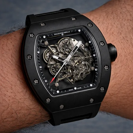 Richard Mille RM 055 "All Black" Edition  Абсолютная мощь и эстетика Stealth 🖤🔥