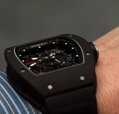 RM055 All Black Stealth Edition | Вдохновлено Richard Mille Bubba Watson