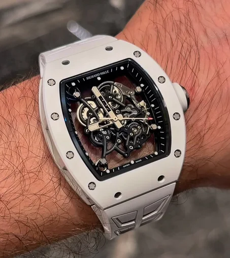 Richard Mille RM 055 Bubba Watson White Ceramic⚪️💎