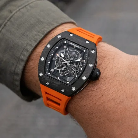 Richard Mille RM 055 Red Passion  Спортивная элегантность и эксклюзивный дизайн 🏎️✨