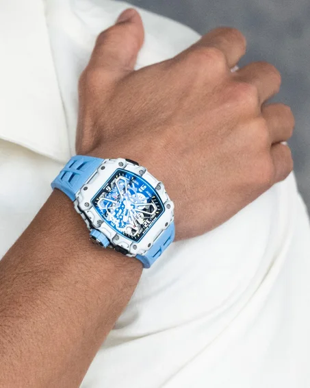 RM055 Silver Blue Edition | Richard Mille RM055 Bubba Watson