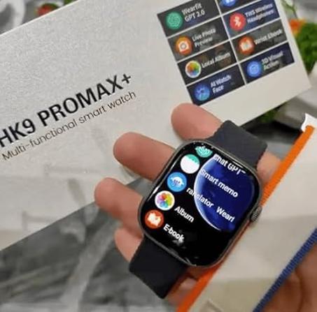 HK9 Pro Max Plus (+ HK 9 pro max) Smart Watch for Men and Women 49mm AMOLED Screen - NFC