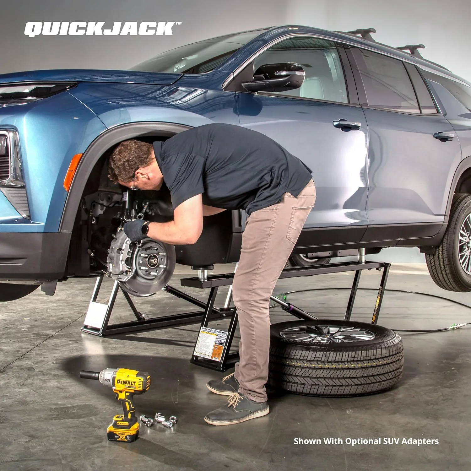 QuickJack® 6000TLX 6,000-lb. Capacity Portable Car Lift | Extended Length Frame | 110V Power Unit