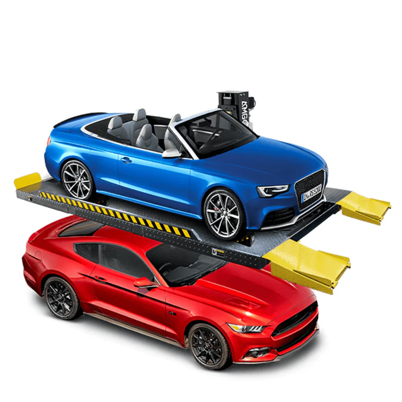 Amgo SPL-6 6,000 lb. Single Post Parking Lift – Space-Saving Storage – Factory-Direct Savings