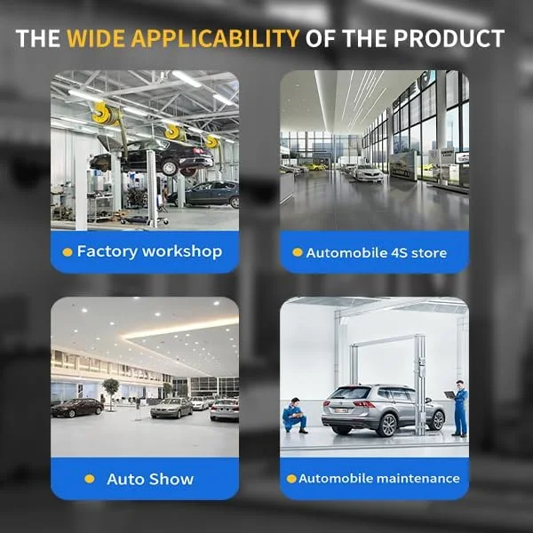 KATOOL® KT-LM1100S 11,000-lb. Capacity Two-Post Lift | Floor Plate Base Design | Professional Heavy-Duty Auto Hoist