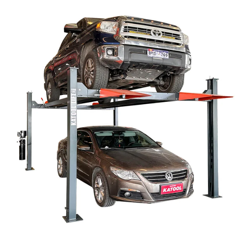 Katool KT-4H110 11,000 lb. 4-Post Vehicle Storage Lift – Heavy-Duty Series – Factory-Direct Savings