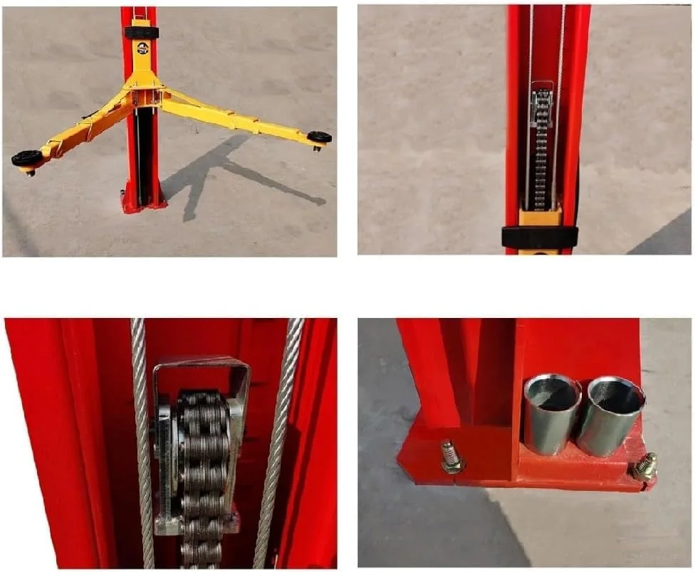 KATOOL® KT-M120L 12,000-lb. Capacity Two-Post Lift | Extra Height 167” (4.235M) | Heavy-Duty Clear Floor Hoist