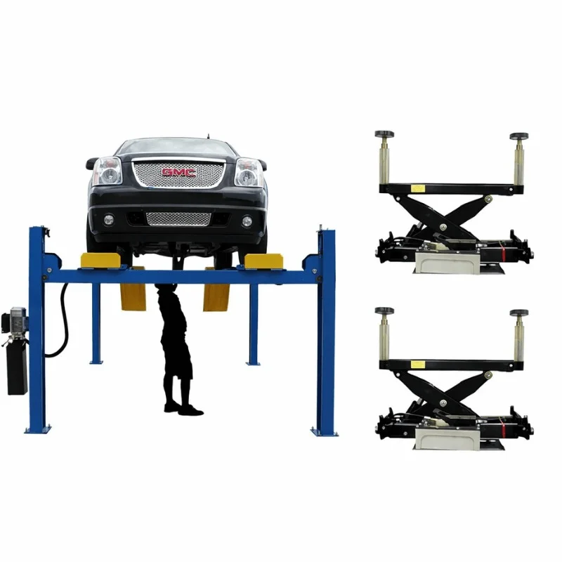 Atlas 414A 4 Post Alignment Lift + (2) RJ8 Rolling Jacks Combo & Free shipping
