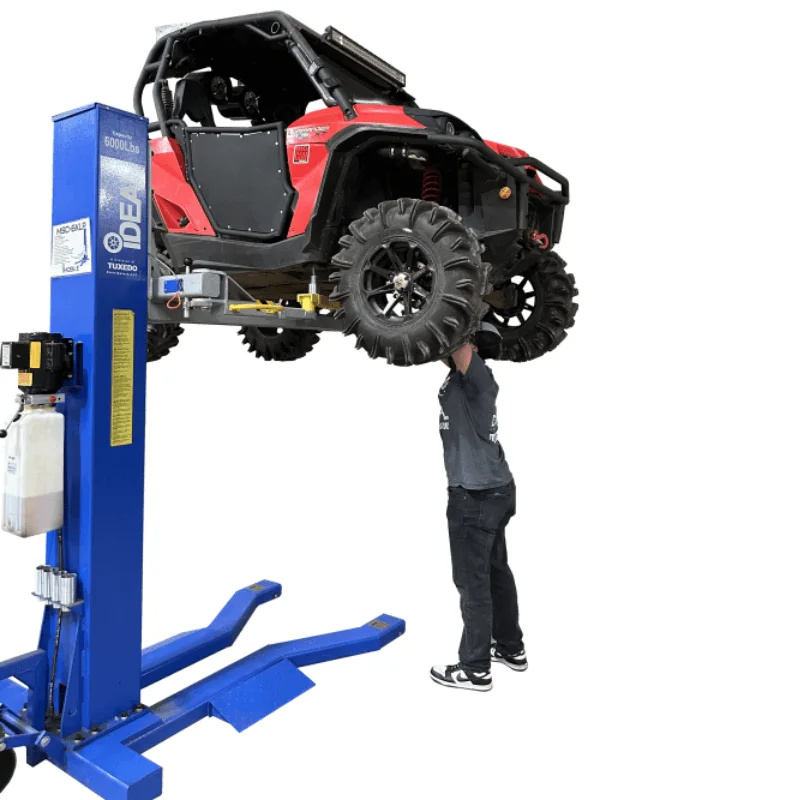MSC-6KLP 6,000lb Single Post Car Lift - Portable