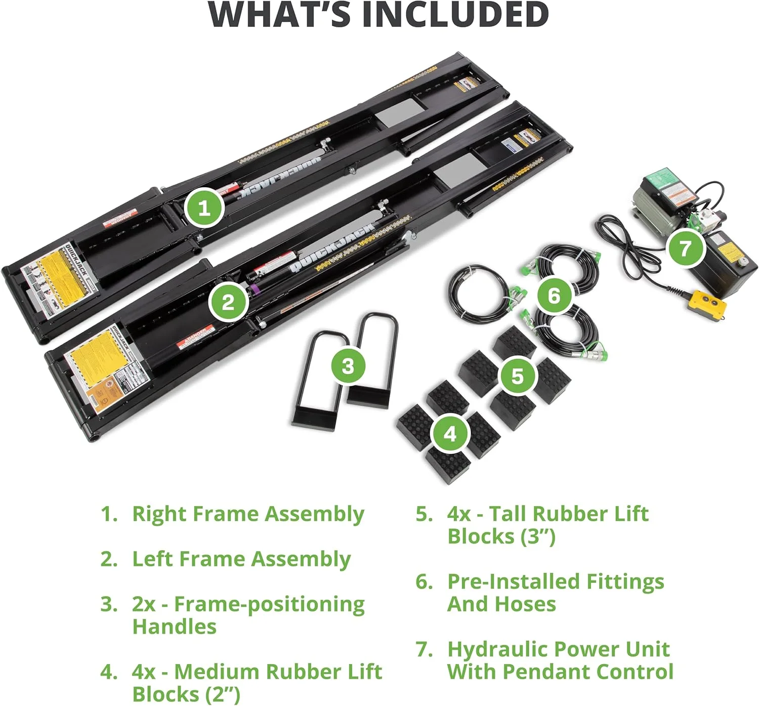 QuickJack® 8000TLX 8,000-lb. Capacity Portable Car Lift | Extended Length for Trucks & SUVs | 110V
