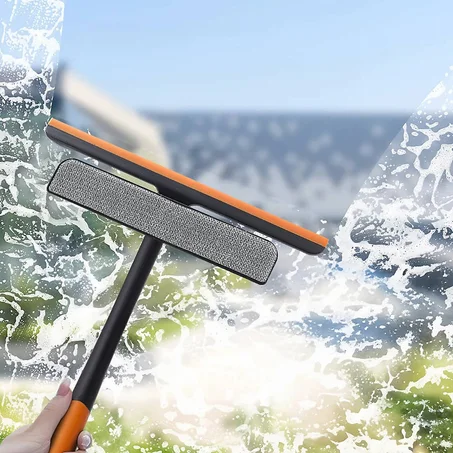 Raclette nettoyage vitres 3 en 1